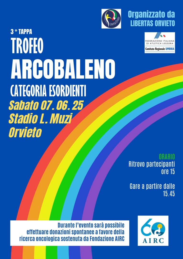 3° TAPPA TROFEO ARCOBALENO categoria esordienti - SABATO 7 GIUGNO 2025